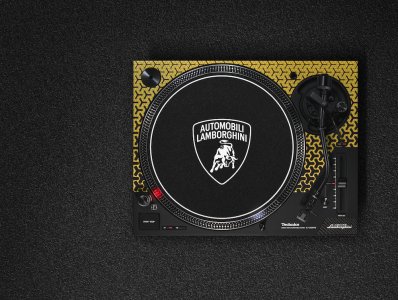 Technics x Lamborghini SL-1200M7B : une platine vinyle au moteur rugissant