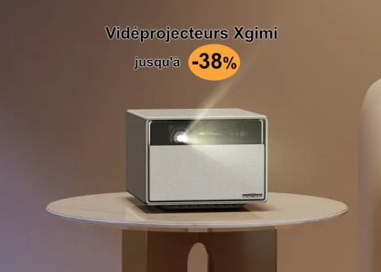 Jusqu'à -38 % sur les vidéoprojecteurs Xgimi