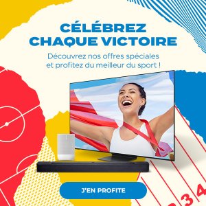 Les offres olympiques de Son-Video sur les TV, vidéoprojecteurs et barres de son