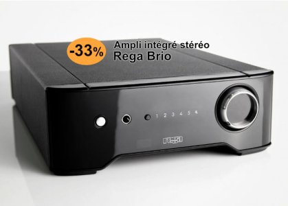 -33 % sur le Rega Brio, un petit ampli Hifi audiophile iconique