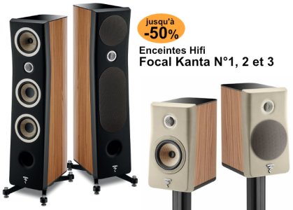 Bon plan audiophile : jusqu'à -50 % sur les Focal Kanta N°1, N°2 et N°3, enceintes Hifi de luxe made in France