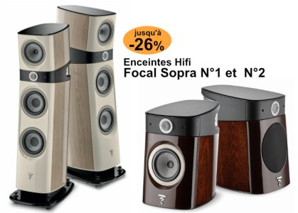 Bon plan audiophile : jusqu'à -26 % sur les Focal Sopra N°1 et N°2, de magnifiques enceintes Hifi High End made in France