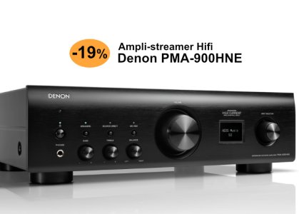 Bon plan Hifi : -19 % sur le Denon PMA-900HNE, un ampli audiophile, connecté et abordable