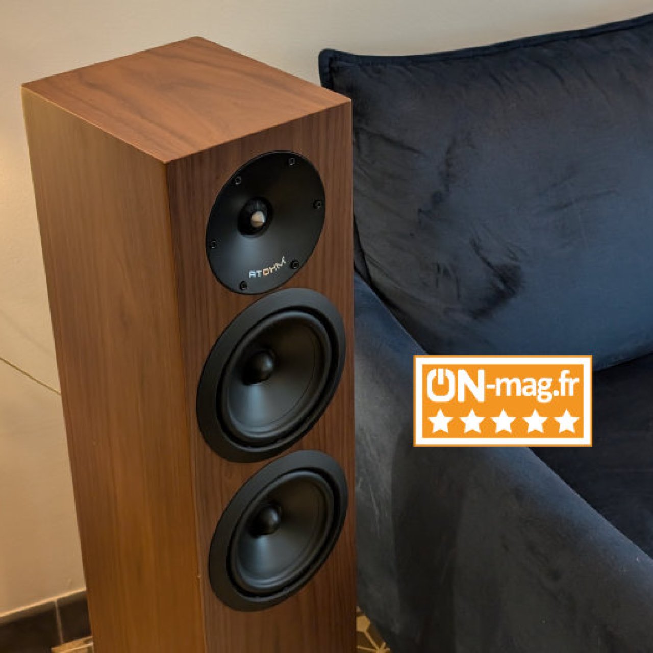 L'enceinte Hifi Atohm Sirroco 2.24 aux mesures