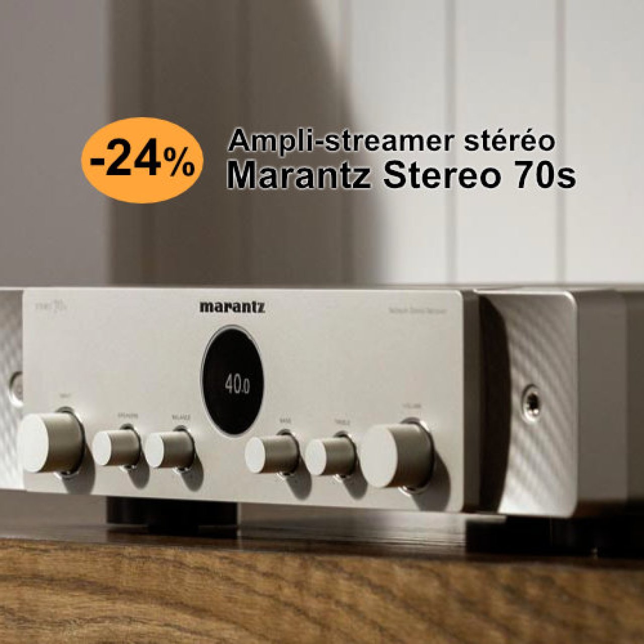 -21 % sur le Marantz Stereo 70s : ampli-streamer Hifi avec prise HDMI 8K