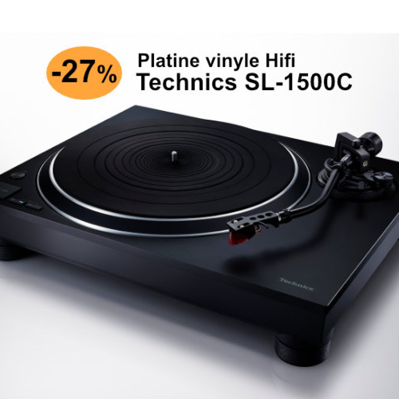 -27 % sur la Technics SL-1500C : la platine vinyle Hifi à entrainement direct de référence