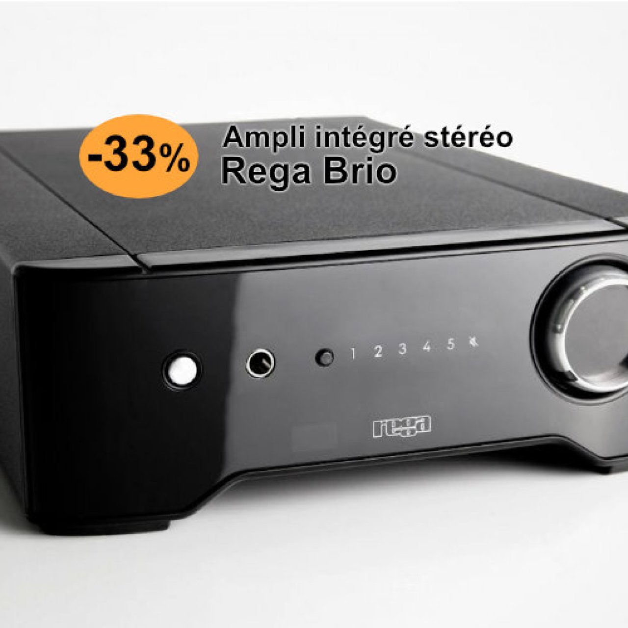 -33 % sur le Rega Brio, un petit ampli Hifi audiophile iconique