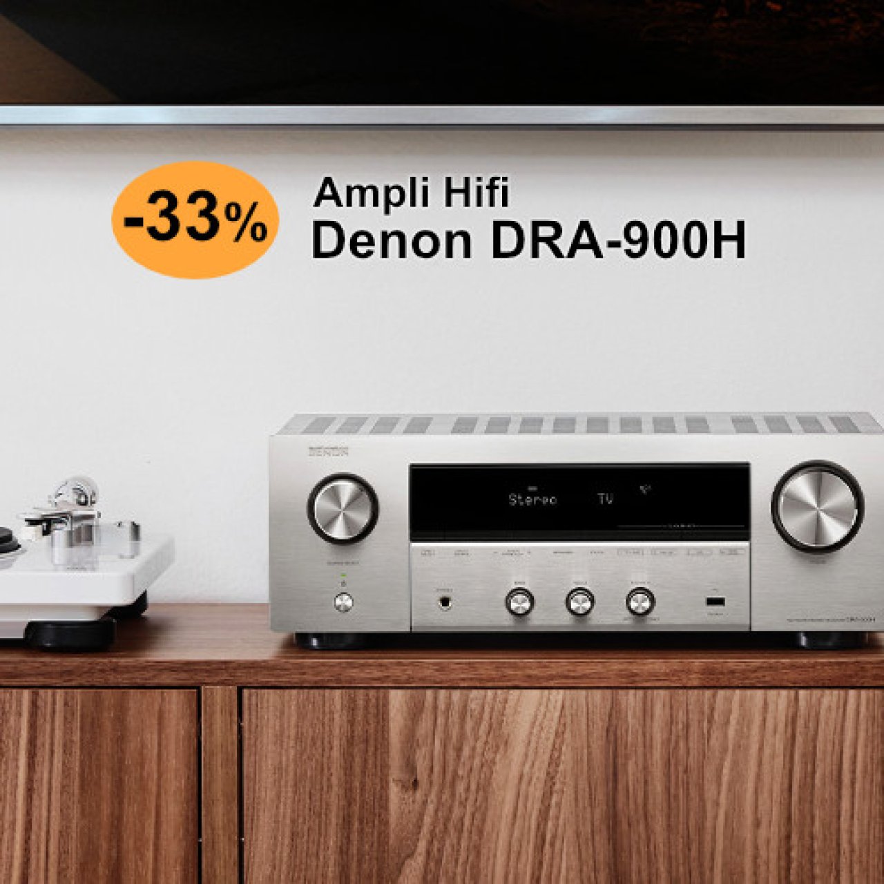 Bon plan audiophile : -33 % sur le Denon DRA-900H, ampli-tuner- streamer Hifi avec DAC Hi-res et HDMI 8K