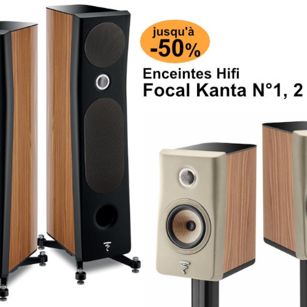 Bon plan audiophile : jusqu'à -50 % sur les Focal Kanta N°1, N°2 et N°3, enceintes Hifi de luxe made in France