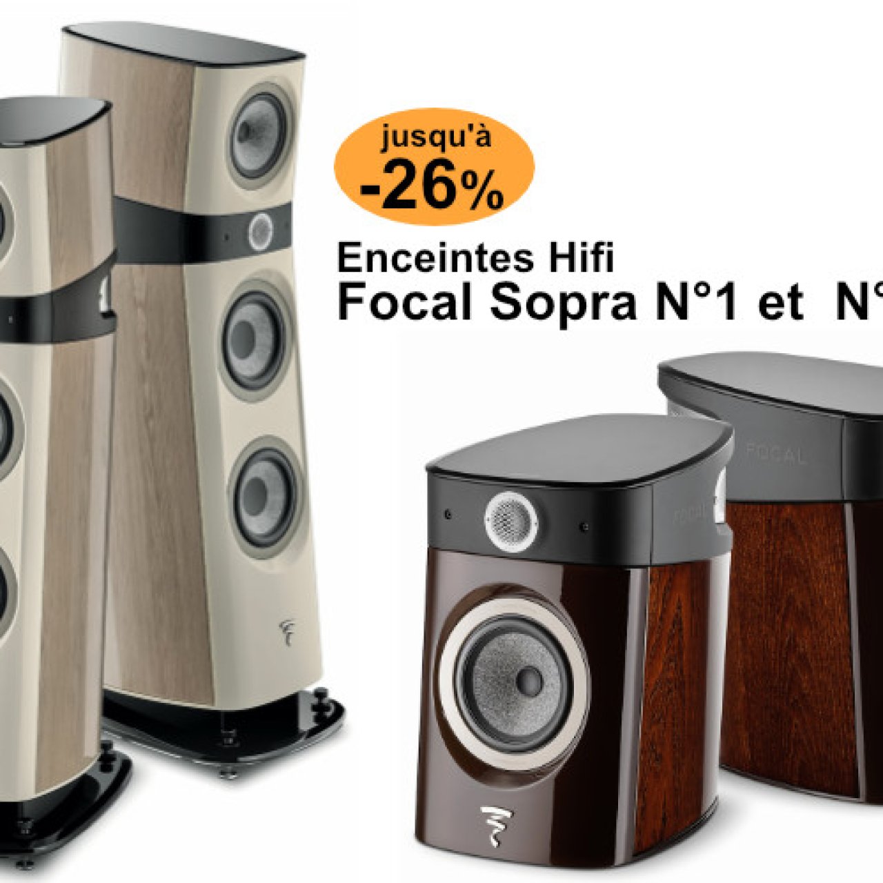 Bon plan audiophile : jusqu'à -26 % sur les Focal Sopra N°1 et N°2, de magnifiques enceintes Hifi High End made in France