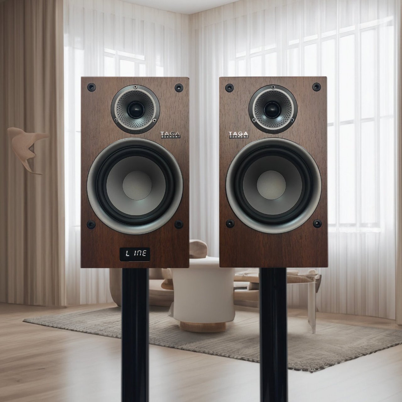 TAGA Harmony TAV-500B v.2 : une paire d'enceintes Hifi Bluetooth, d'esprit audiophile et au tarif très compétitif