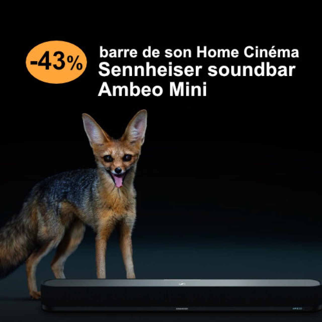 -43 % sur la Sennheiser Ambeo Soundbar Mini, une excellente petite barre de son Home Cinéma qui voit grand