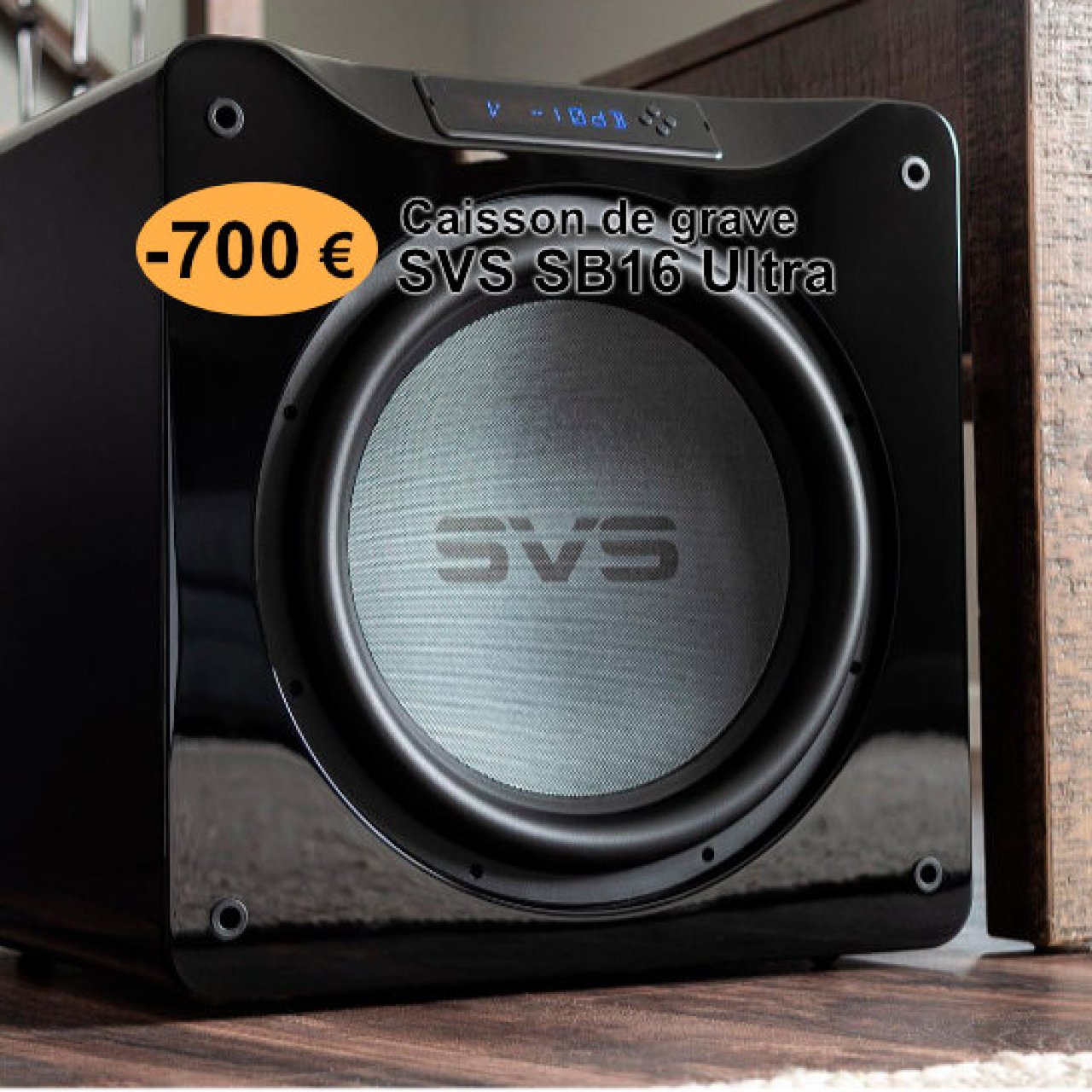 -955 € sur le SVS SB16 Ultra, un caisson de grave ravageur de référence