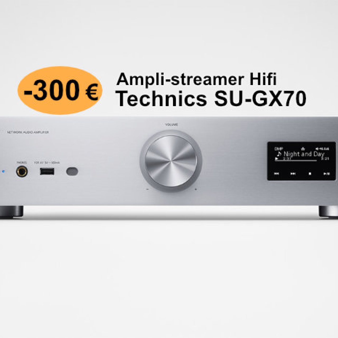 -300 € sur le Technics SU-GX70, un ampli-tuner-streamer Hifi à la fois musical et très agréable à vivre