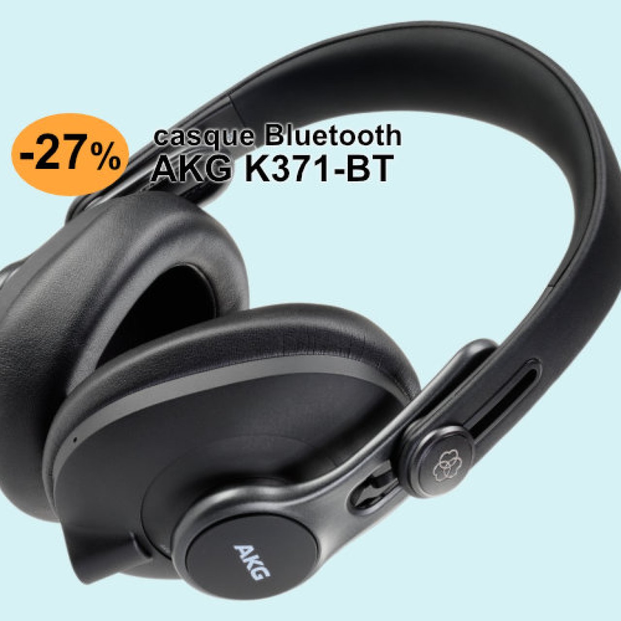 -27 % sur l'AKG K371-BT un casque Bluetooth très abordable qui mise tout sur le son