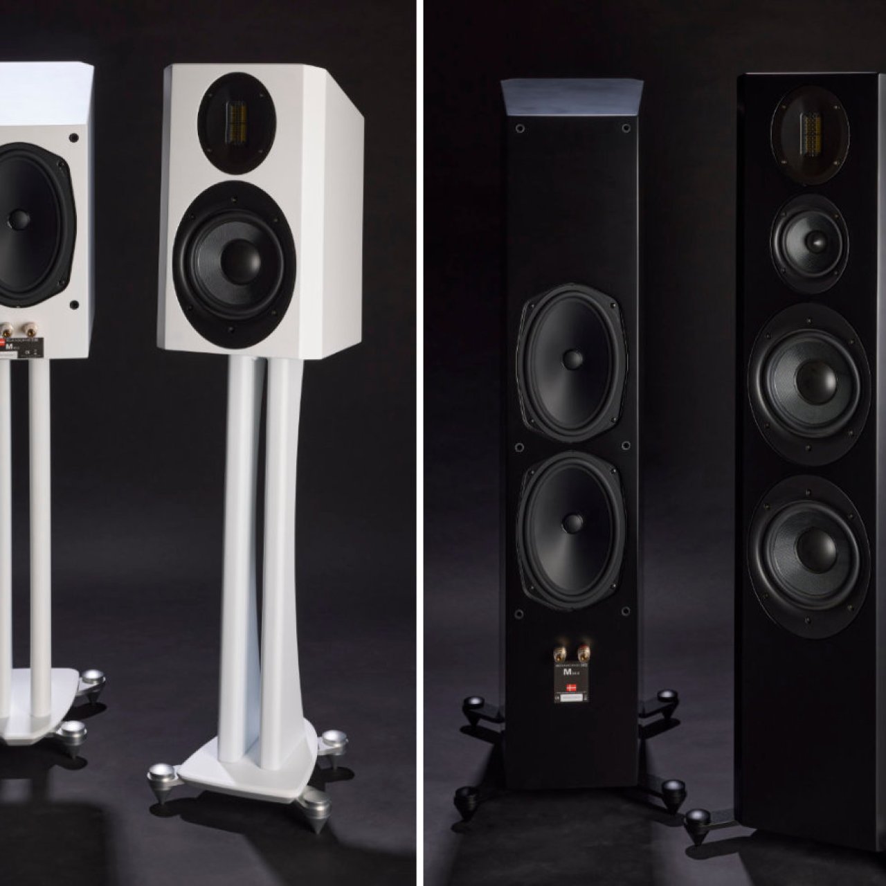Scansonic M : des enceintes Hifi à radiateurs passifs et pavillons elliptiques, inspirées du High End, mais accessibles