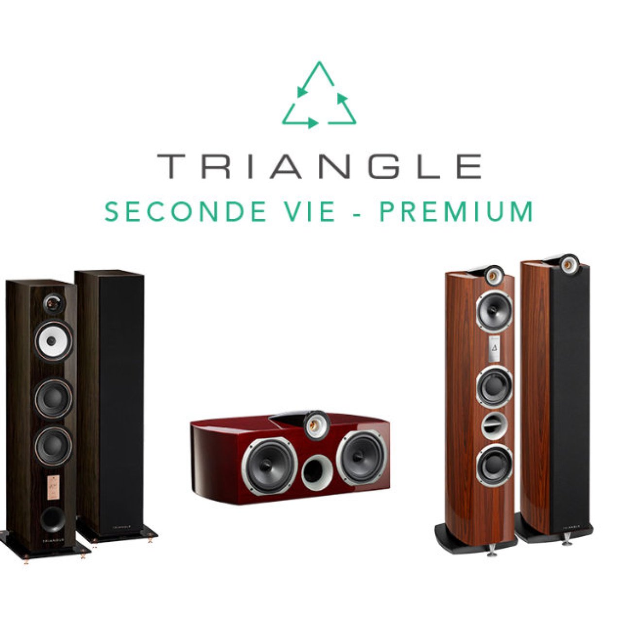 Opération seconde vie chez Triangle : de bons prix pour des enceintes Hifi et Home Cinéma à peine égratignées
