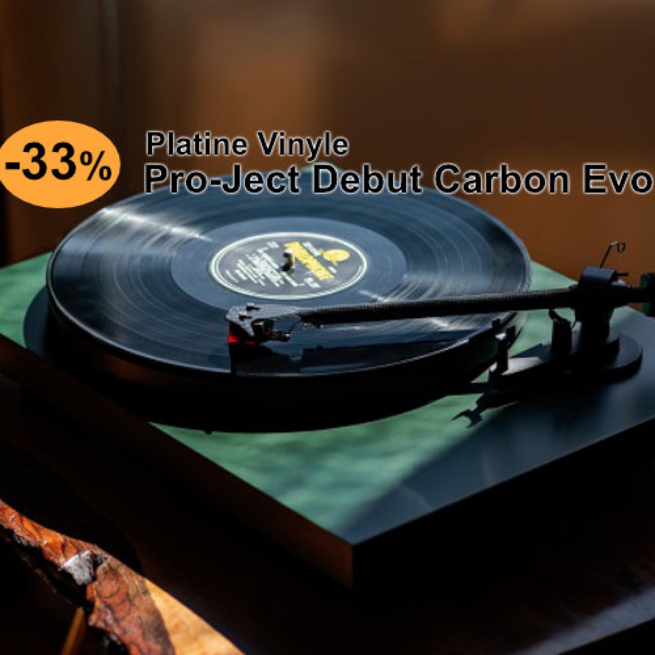 Bon-plan Pro-Ject Debut Carbon Evo : -33 % sur une petite platine vinyle audiophile de référence