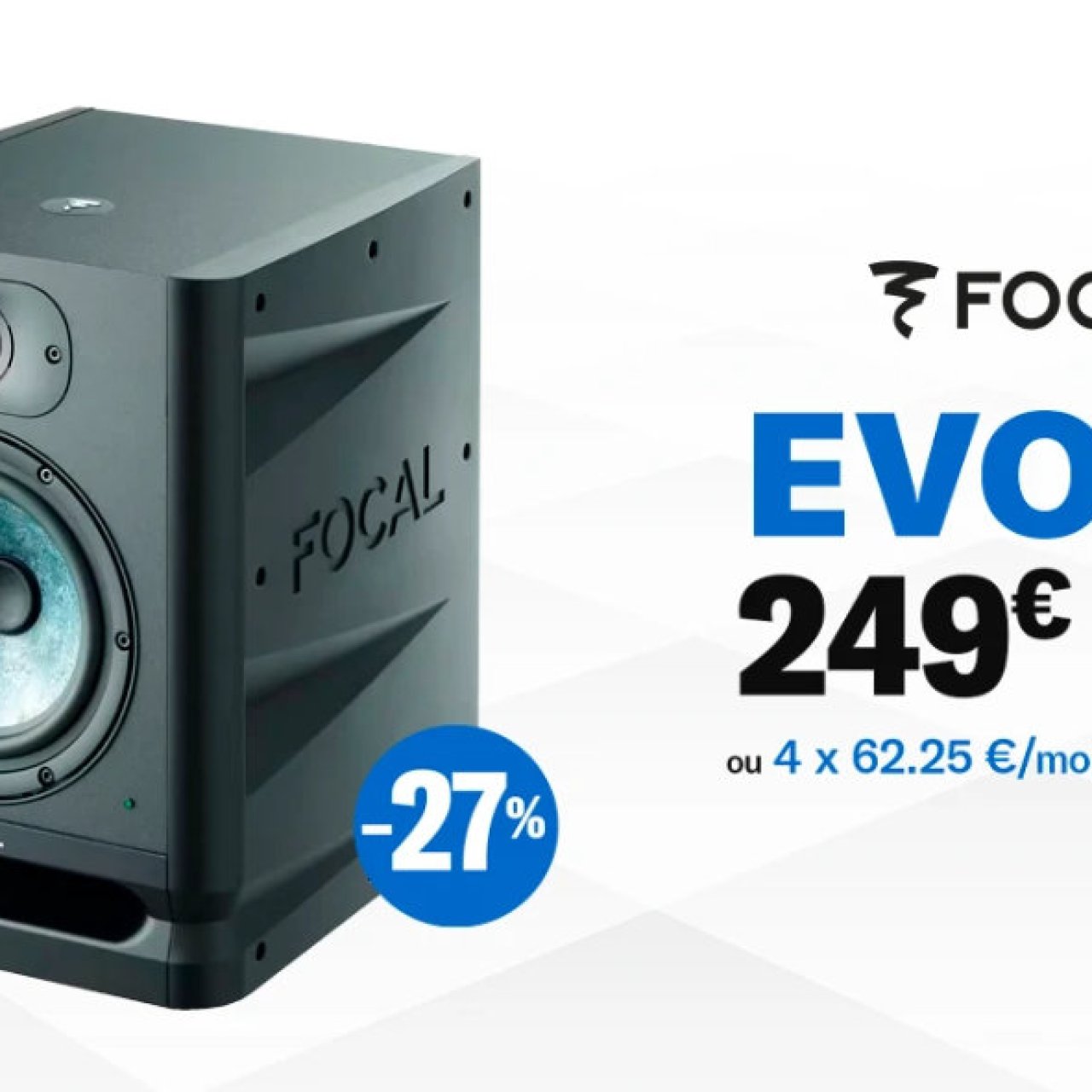 -27 % sur la Focal Alpha Evo 65 : la petite enceinte active phare du constructeur français