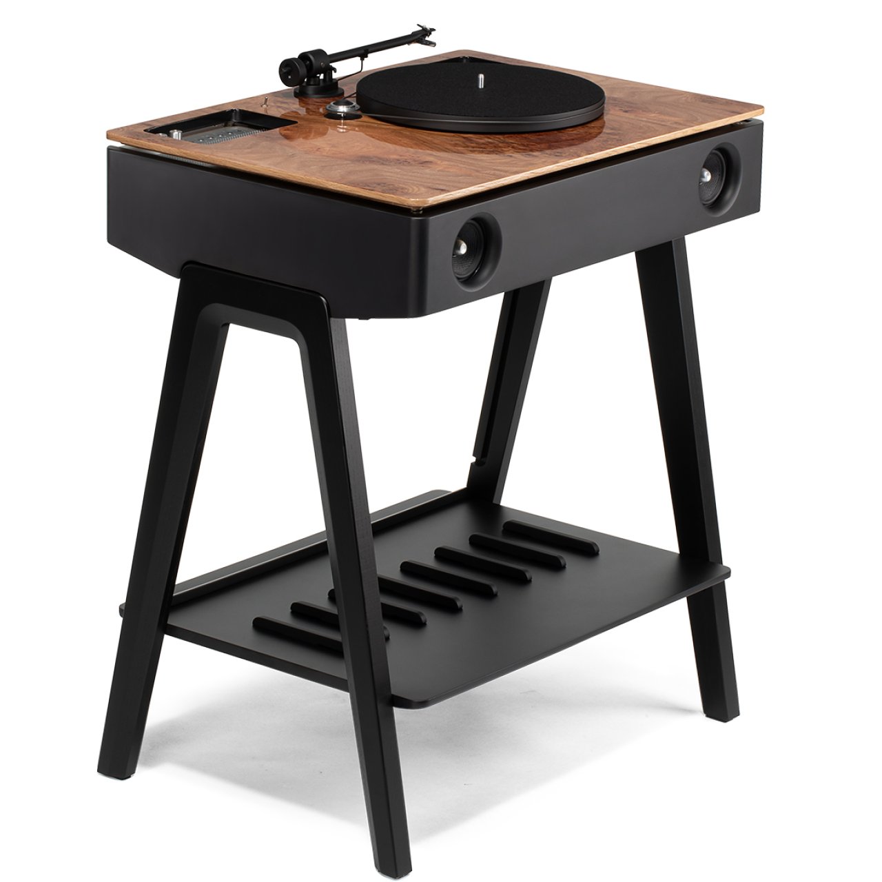 La Boite Concept x The Socialite Family : LX Platine, la platine-meuble audiophile en loupe d’orme