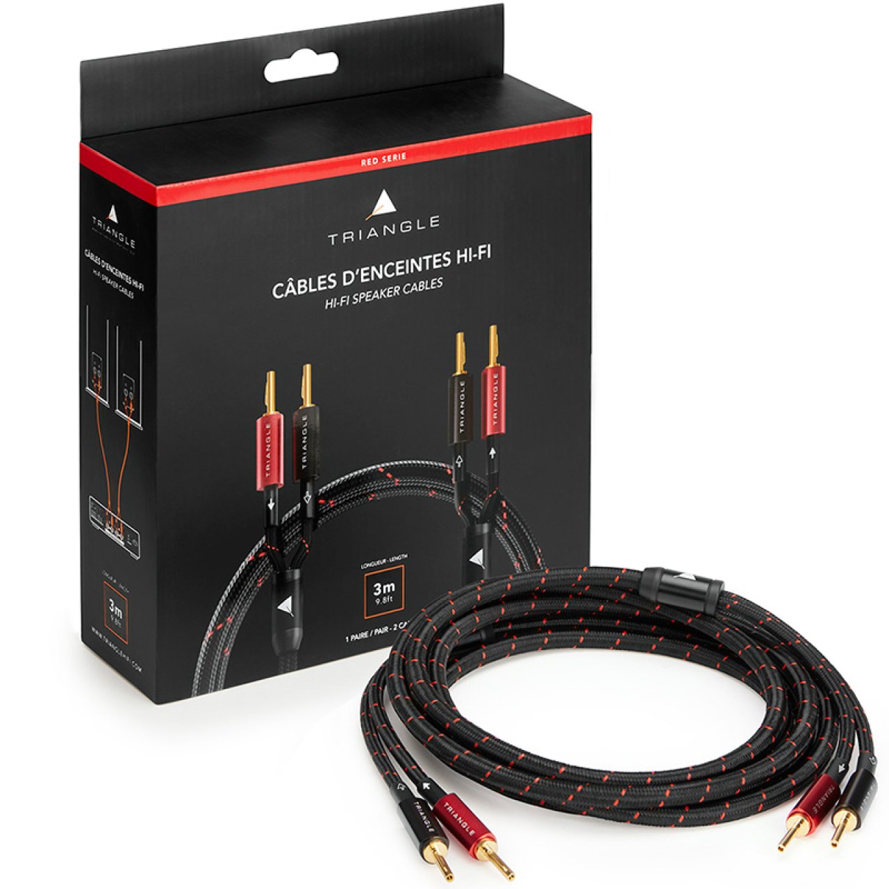 Triangle Black & Red : des câbles audiophiles à prix d'ami