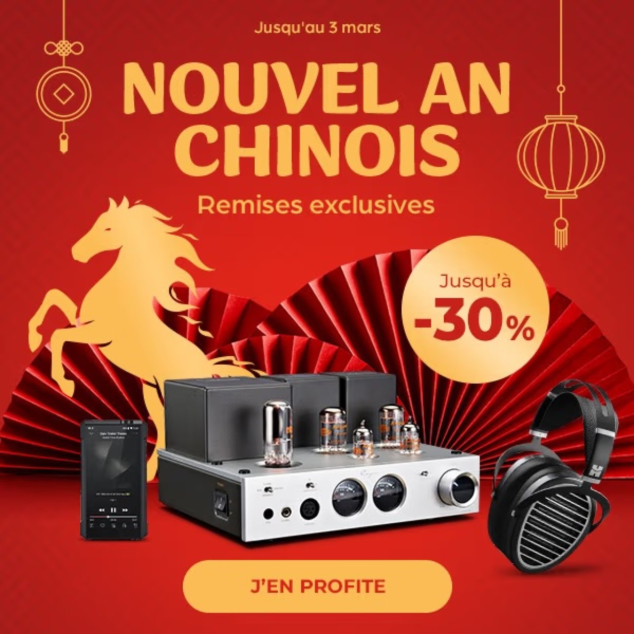 Bons plans audiophiles pour le nouvel an chinois chez Son-Video : jusqu'à -30% avec le code promo HORSE