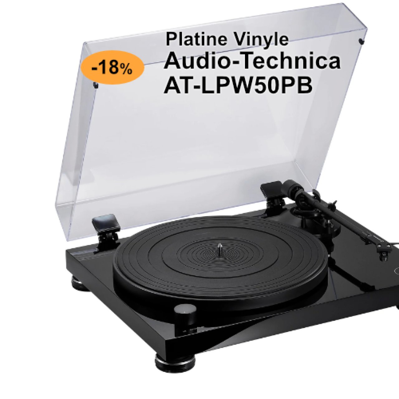 Bon plan platines vinyles audiophiles : les Audio-technica AT-LPW50PB et AT-LPW50BTRW sont proches de leurs plus bas prix