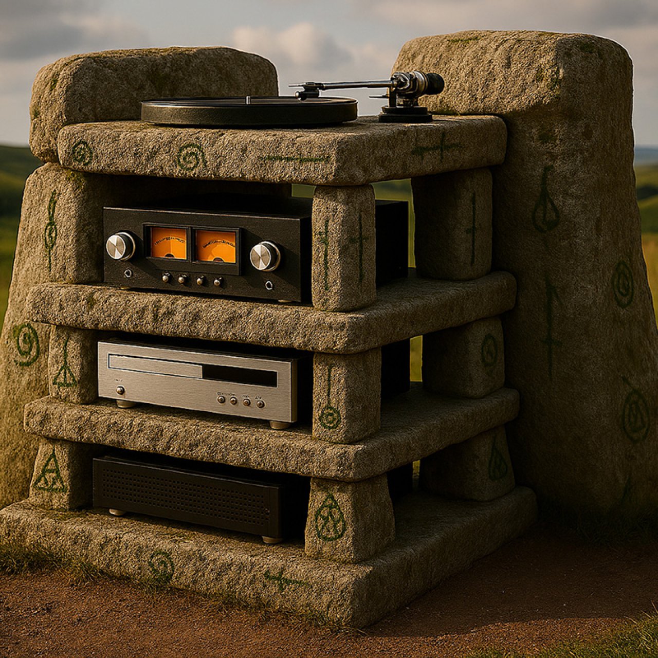 Chord Co. ChordStone Lithic : un meuble Hifi néolithiques révolutionnaires, par le spécialiste anglais des câbles audiophiles